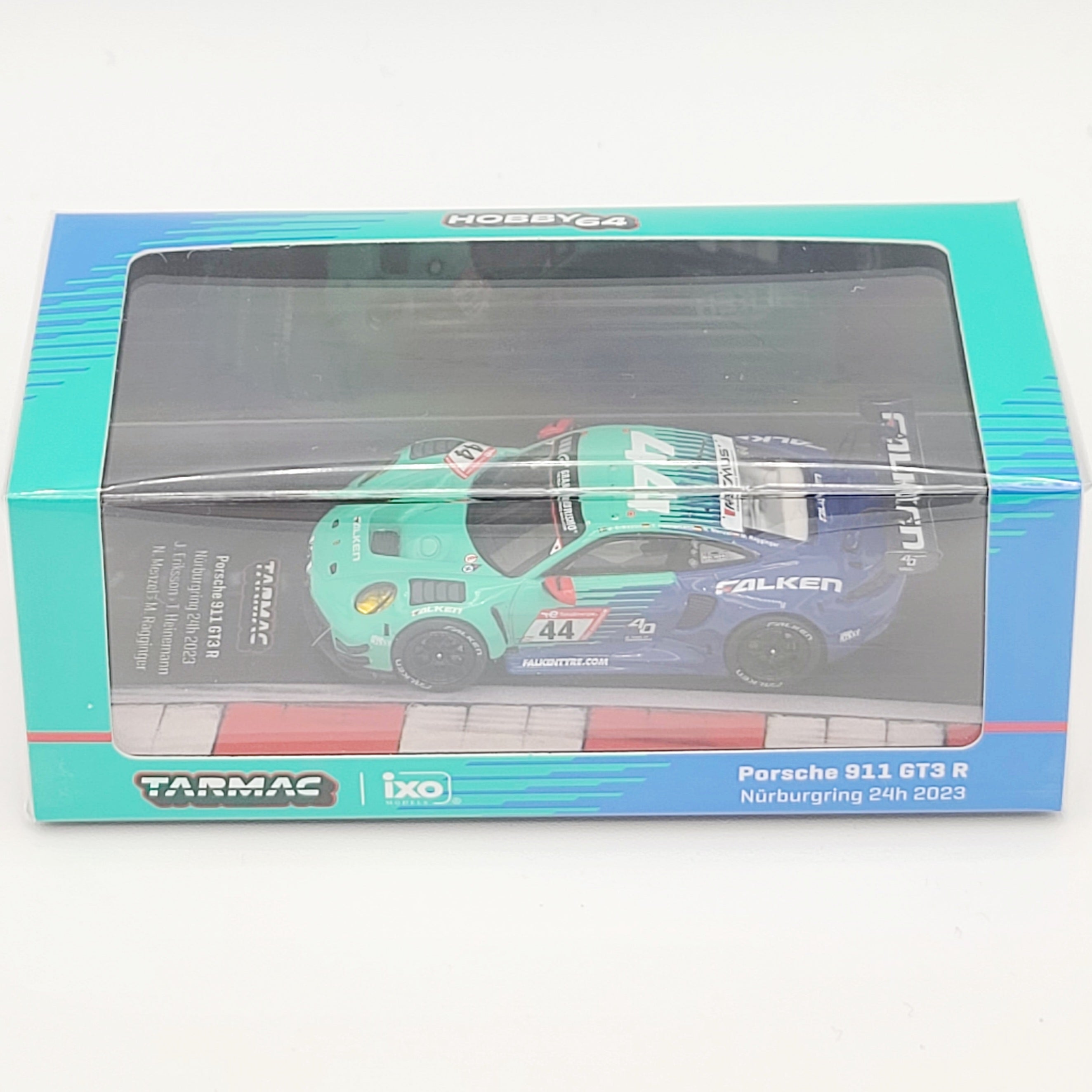 Tarmac Works / iXO Porsche 911 GT3 R #44 Nurburgrung 24h 2023 - 1:64 Falken (2025 Hobby64)